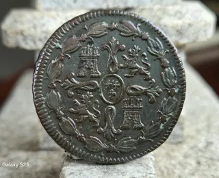 Moneda 8 Maravedís Fernando VII 1818