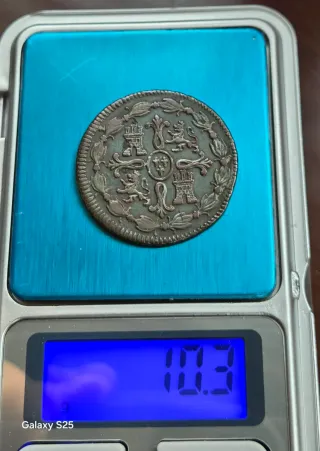 Moneda 8 Maravedís Fernando VII 1818