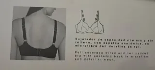 Sujetador Ysabel Mora T/105D. Color Aurora.