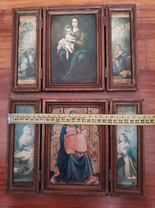 Trípticos imágenes religiosas