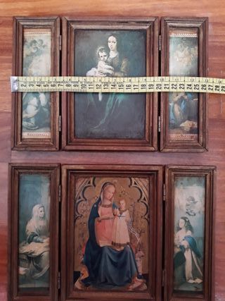 Trípticos imágenes religiosas