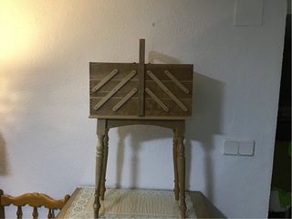 Costurero madera haya 5 compartimentos