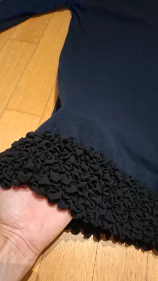 Pinko Maglia Seta e Cotone Nera