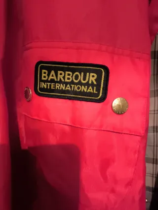 Chaqueta Barbour International Rojo