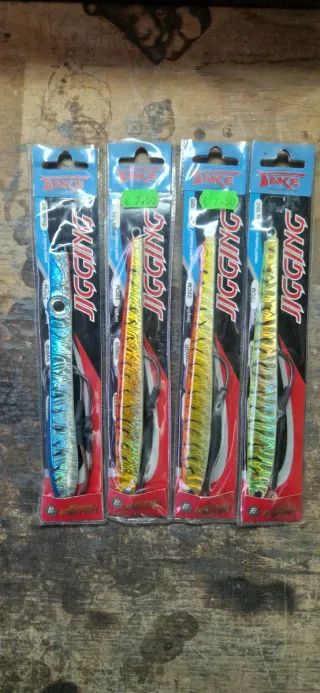 Lote 4 señuelos JIGGING ANKE