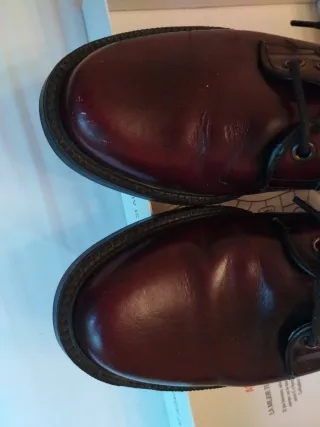 Zapatos Acebo's cordones burdeos talla 36-37.