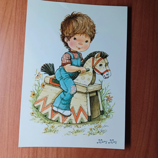 9 Postales Mary May, Ilustraciones Infantiles