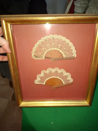 Cuadro Decorativo con Abanicos