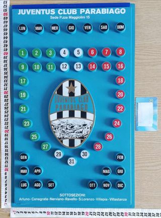 Calendario 1982 Juventus Club Parabiago - calendar