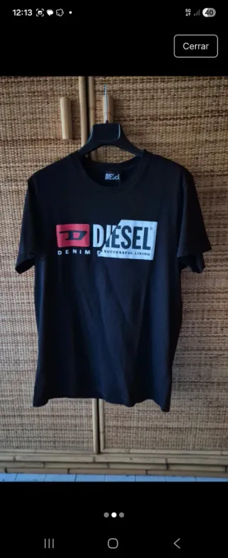 Camiseta Diesel Negra Original
