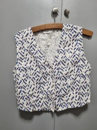 Chaleco Mango estampado