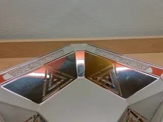 Vassoio / piatto in acciaio inox