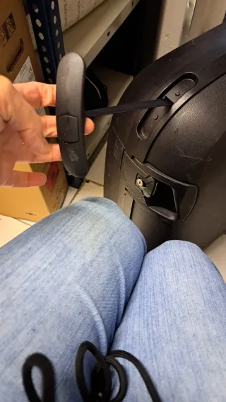 Maleta Samsonite Negra grande con Cerradura