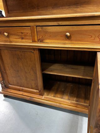 Vitrina Aparador Madera Rústica