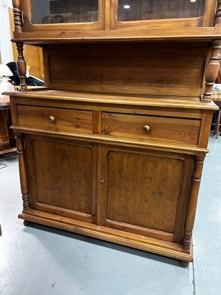 Vitrina Aparador Madera Rústica