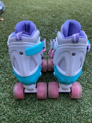 Patines 4 Ruedas Olyspm Niña con protecciones