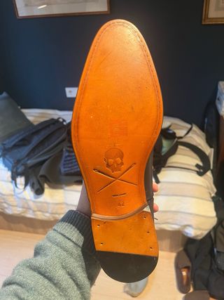 Zapatos Oxford piel marrón hombre NUEVOS