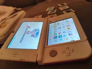 Nintendo 3DS XL Rosa-bianco sd 64