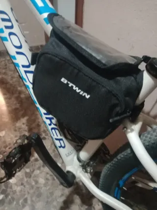 Bicicleta Mondraquer Blanca y Azul de chica