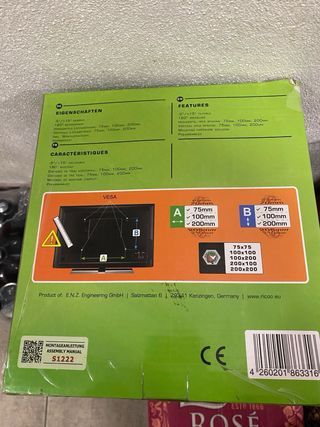 Soporte TV Fico Pared LED/LCD/Plasma