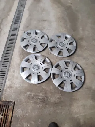 Tapacubos Seat 16 Negro Gris