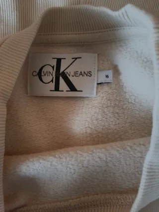 Sudadera Calvin Klein Jeans Beige