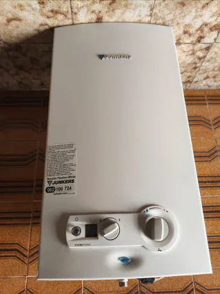 Calentador Junkers HydroPower Blanco