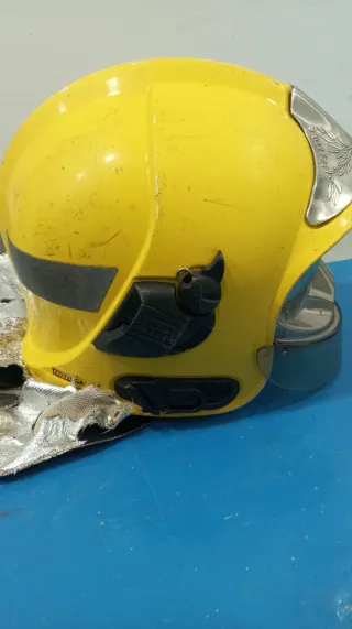 Casco Bombero MSA Gallet F1 Amarillo