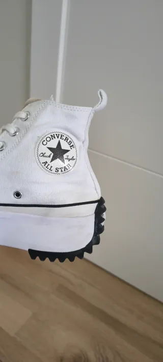 Converse Run Star Hike blancas talla 39