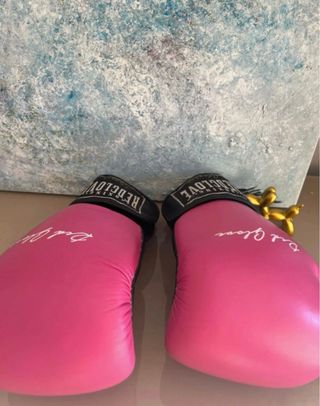 Guantes de Boxeo Red Glove Rosa y Negro.