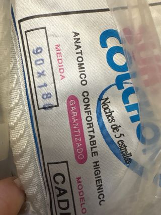 SOMIER flexible + COLCHON supletorio niño SIN USAR