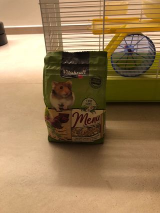 Gabbia per criceti con ruota