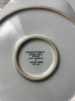 2 Platos Cerámica Médard de Noblat