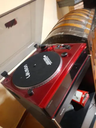 Tocadiscos Lauson Rojo