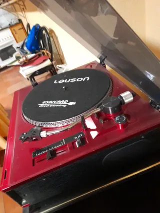 Tocadiscos Lauson Rojo