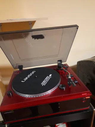 Tocadiscos Lauson Rojo