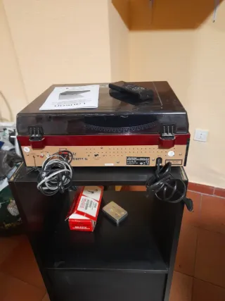 Tocadiscos Lauson Rojo