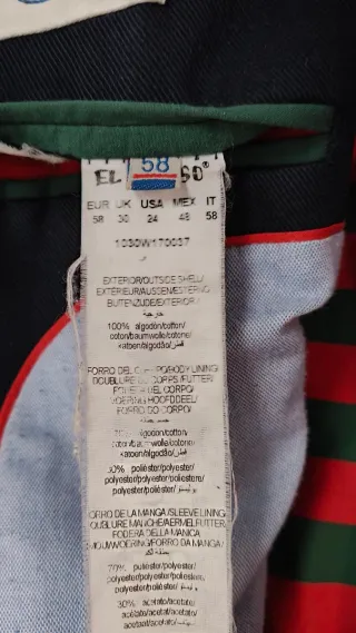 Americana El Ganso azul