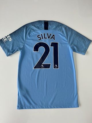 Camiseta original Manchester City 2018 19 Silva 21