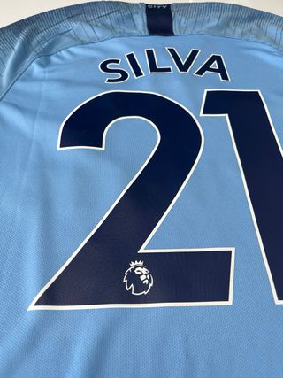 Camiseta original Manchester City 2018 19 Silva 21