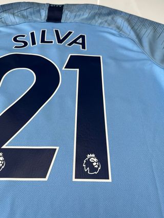 Camiseta original Manchester City 2018 19 Silva 21