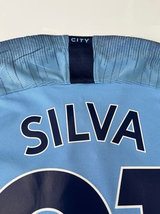 Camiseta original Manchester City 2018 19 Silva 21