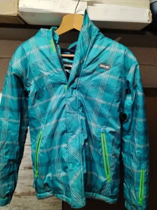 Giacca a vento sci Brugi a quadri