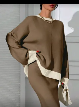 Completo donna maglia e gonna