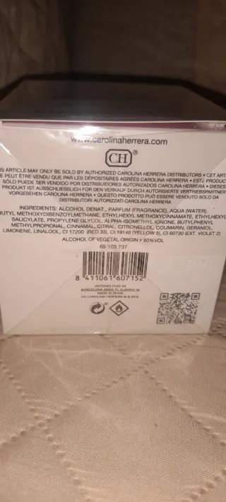 Perfume CH Carolina Herrera