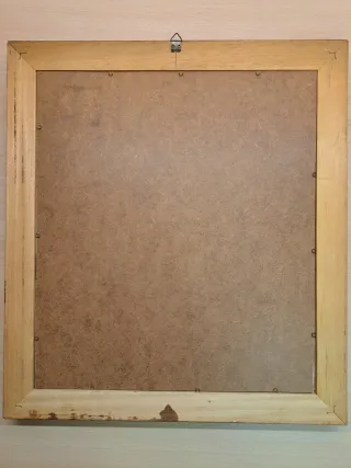 Quadro Inverno - stampa con cornice in legno