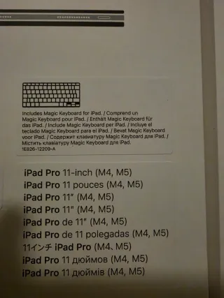 Teclado Mágico iPad Negro 11'