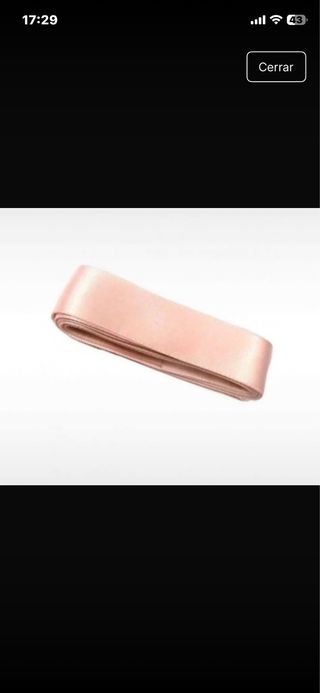 Cintas de satén para zapatillas de ballet