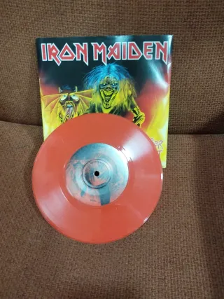 Iron Maiden The Number of the Beast Vinilo Rojo