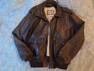 Chaqueta Cuero Aviador Helstons Marrón